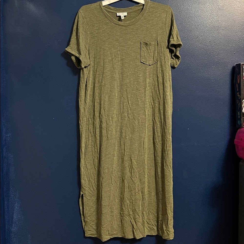 Jessica Simpson Green Tee Dress